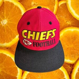 Kansas City Chiefs Football NFL Pro Line Authentic Red Black Snapback Hat